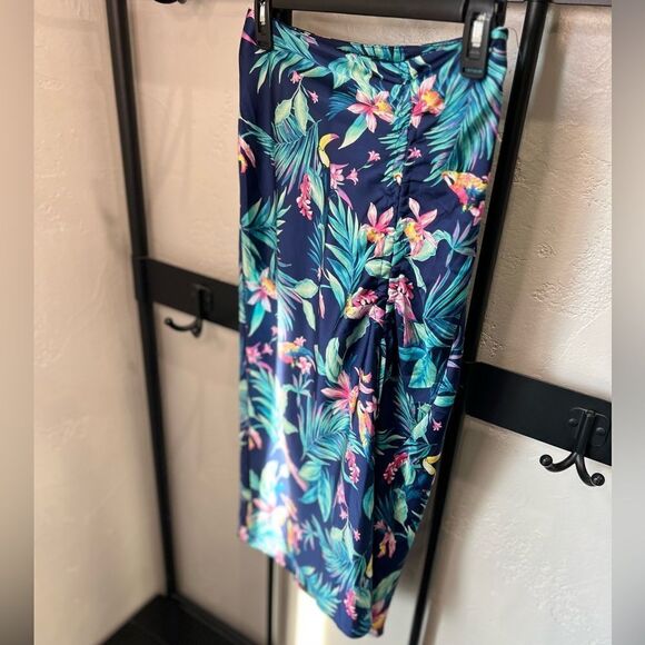 Forever 21 tropical maxi skirt size small - Picture 10 of 15